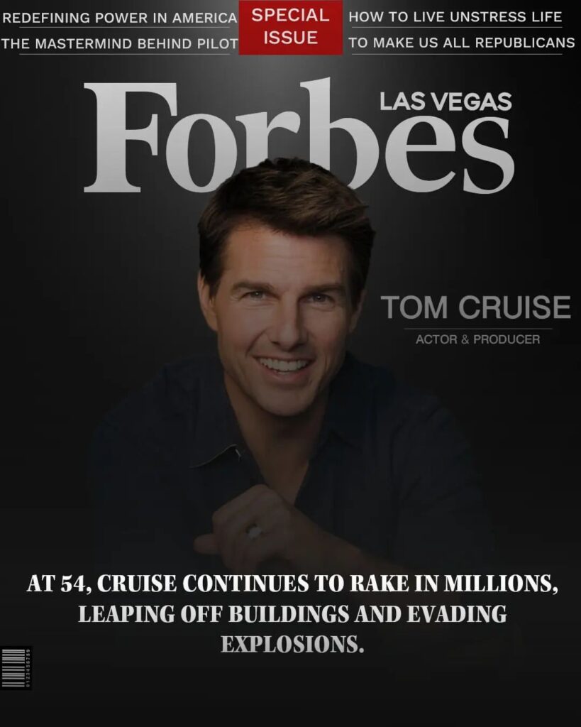 Forbes Las Vegas Magazine Cover Tom Cruise