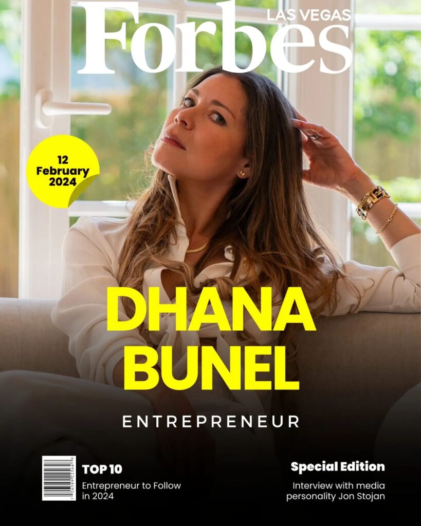 Forbes Las Vegas magazine cover Dhana Bunel