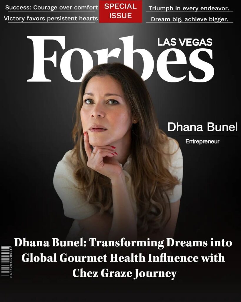 Forbes Las Vegas magazine cover Dhana Bunel