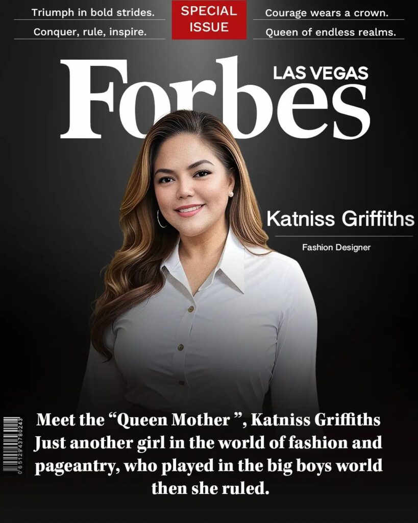 Forbes Las Vegas magazine cover Katniss Griffiths