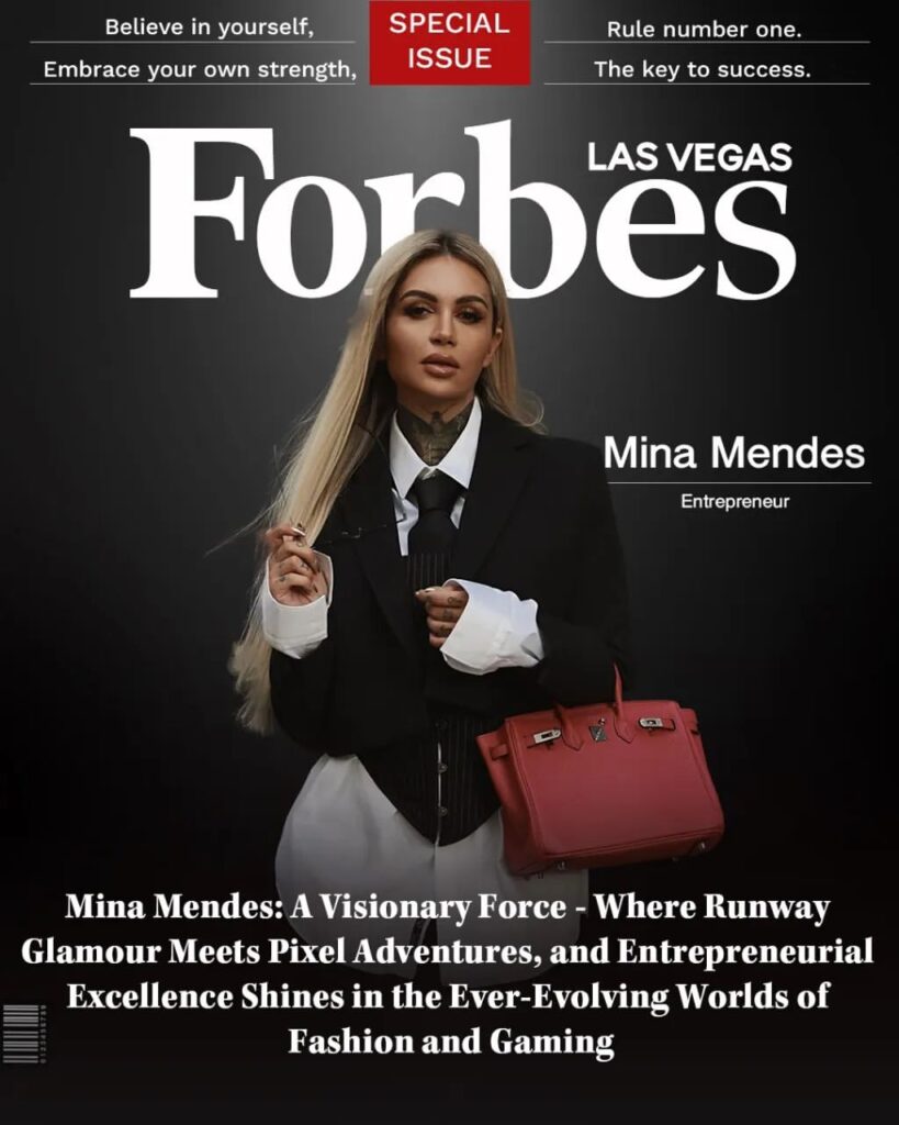 Forbes Las Vegas magazine cover Mina Mendes