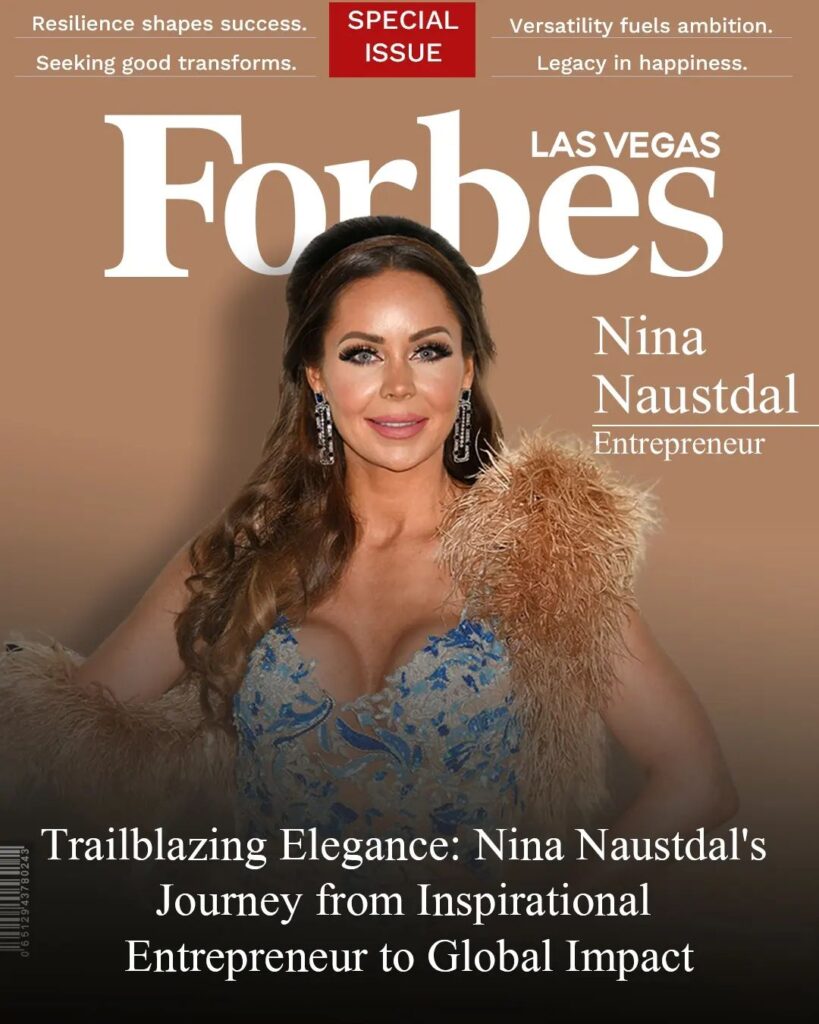 Forbes Las Vegas magazine cover Nina Naustdal