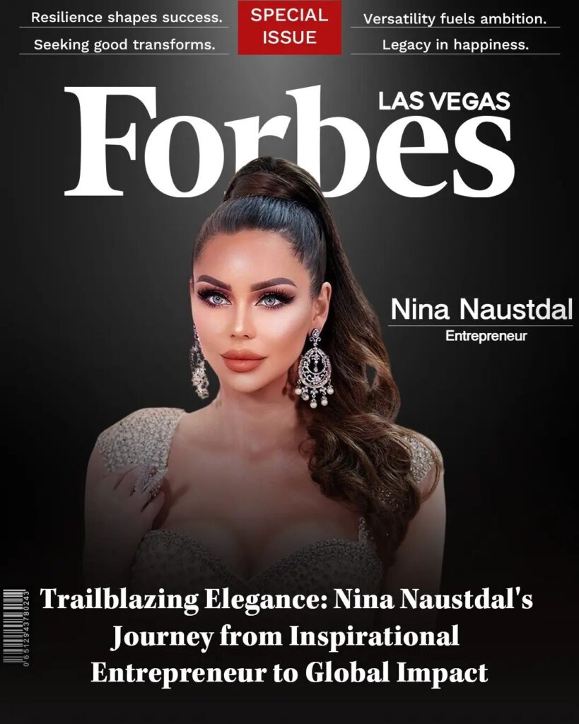 Forbes Las Vegas magazine cover Nina Naustdal entrepreneur