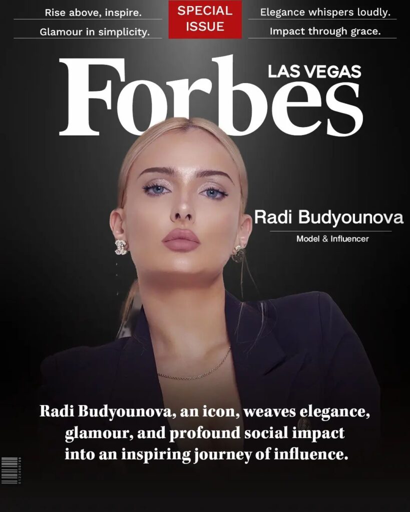 Forbes Las Vegas magazine cover Radi Budyounova