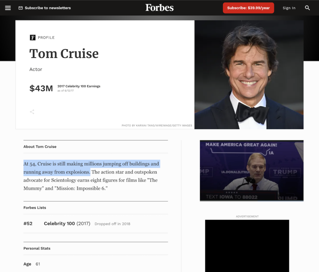 ‘Forbes Las Vegas’ Features Influencers and Errors – Surgical Times