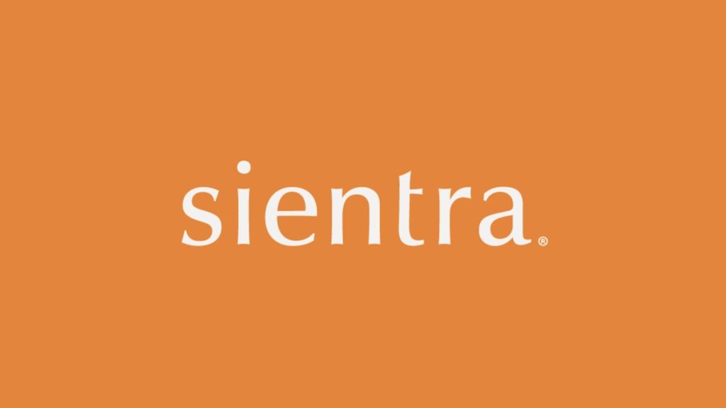 Sientra Inc logo, breast implant manufacturing company.