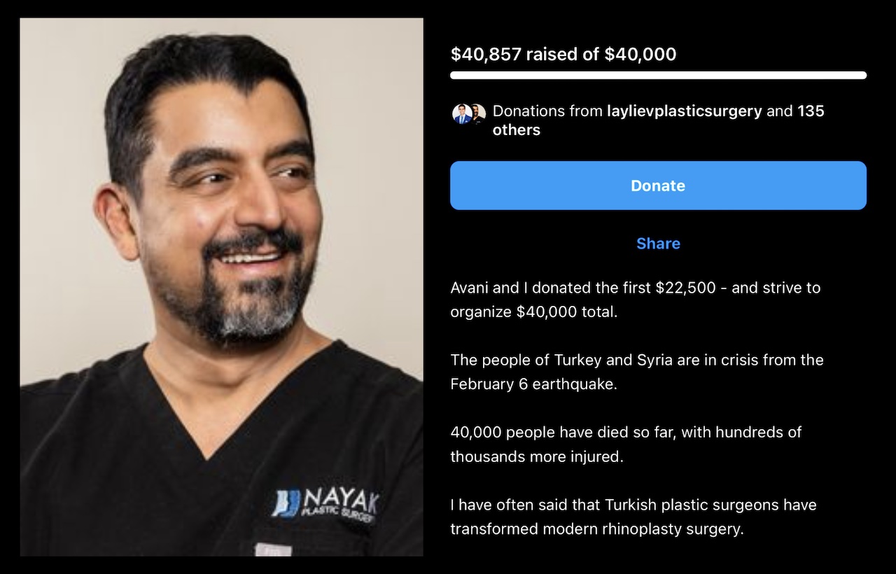 Dr Raises 40K for Earthquake Victims, Gifts 2 Men New Noses Surgical
